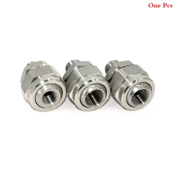 

3/8 Inch adjustable rotatable nozzle base,Ball joint spiral nozzles base,Steel ball bushing connector water jet pipe connector