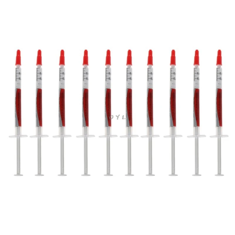 

10Pcs HY410-TU0.5A Thermal Grease Paste Compound CPU HeatSink Processor GPU Cooling Silicone Thermal Paste Scraper