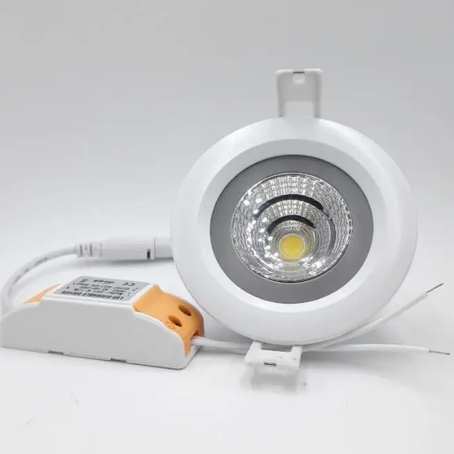 

Free Shipping Waterproof IP65 12W/15W Dimmable COB LED down light high quality dimmering LED downlight AC110V/AC220V