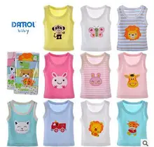 2016 5pcs/lot Boys Girls T shirt Tops baby Tees Baby Girl boy sleeveless T-shirts Cartoon Cute Blouse Roupas menino menina
