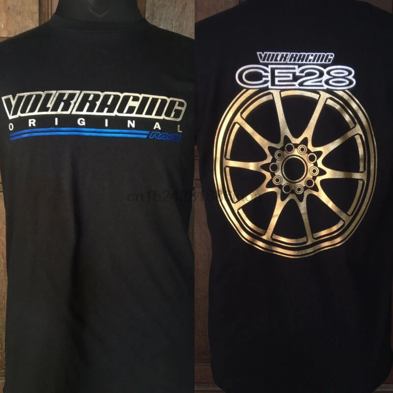 

Rays Volk Racing Wheel CE28 Car Racing Gildan Cotton T-Shirt (Asian & US Sizes)