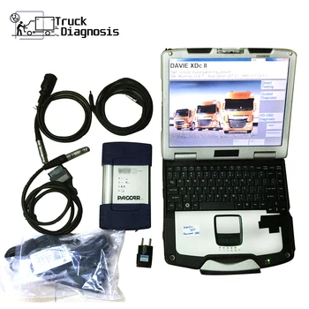 

truck diagnostic tool for daf davie 560 with cf52 laptop DAF MUX DAF XDcII interface
