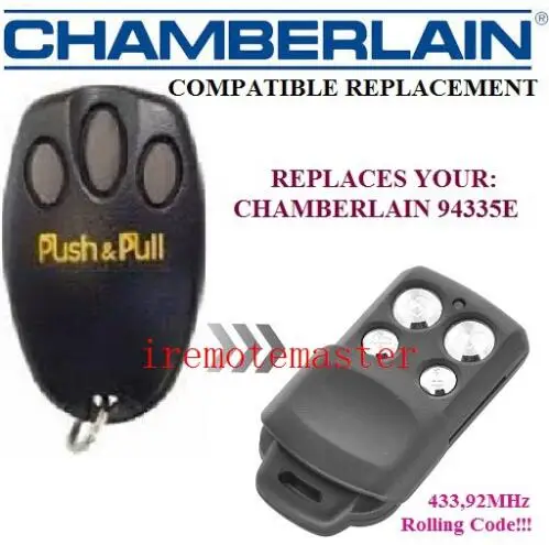 Best sale! Chamberlain liftmaster 94335e replacement garage door remote control Rolling code 433.92MHZ free shipping dhl free shipping chamberlain liftmaster 94335e 94330e 94334e 94333e replacement garage door remote control 433mhz