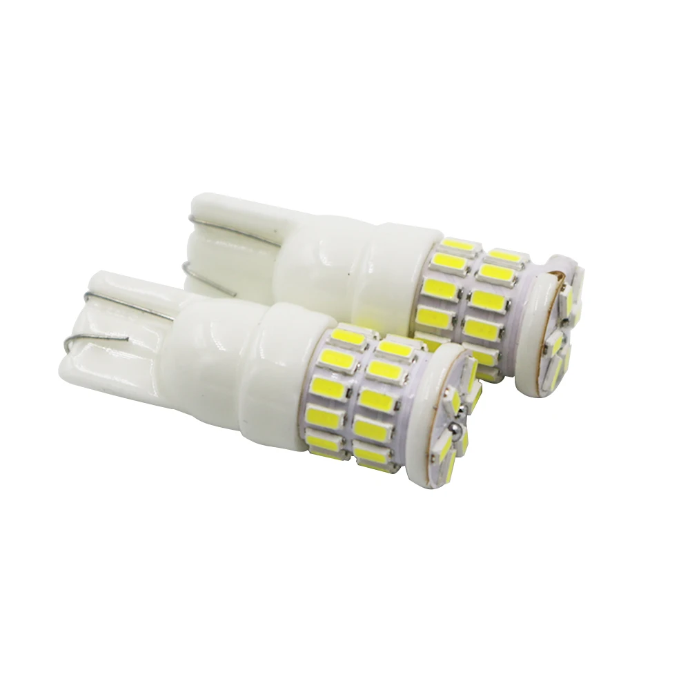 

YSY новинка 10 шт. T10 Керамика 30smd W5W светодисветодиодный 168 194 30 светодиод 3014 SMD Светодиодная лампа светильник