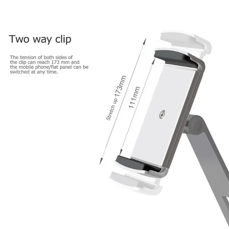 Aluminum alloy mobile phone tablet bracket Foldable Tablet Stand Holder Mount Bracket for ipad iphone for 7-10"Tablet Smartphone