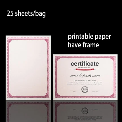 

CUCKOO DIY typesetting retro nolverty have shading and frame A4 printable thick paper 25 sheets/bag paper for children/employee