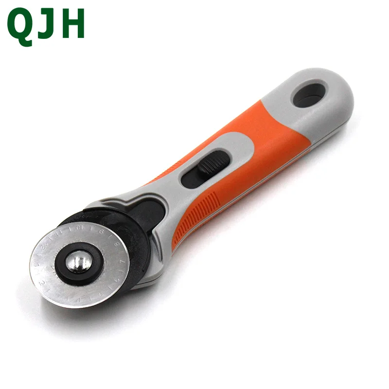 

Tailor Supplies 45mm Patchwork Tools Safe Roller Wheel Round Knife For Hand Cutting Leather Fabrics Wheel Knife Rotary Cutter