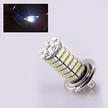 Par lâmpadas led h7 led 6500k 120 leds-efeito turbo carro preto luz farol lampada