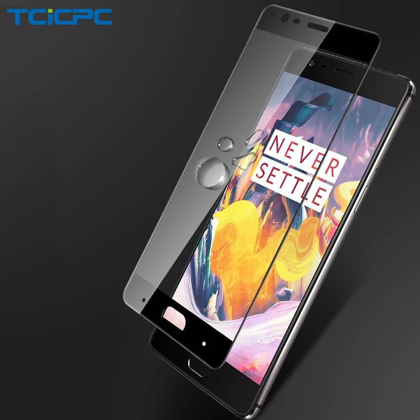 Tcicpc Oneplus 3t 3 Защитное стекло для 3T закаленное 9 H полноэкранная Защитная пленка One