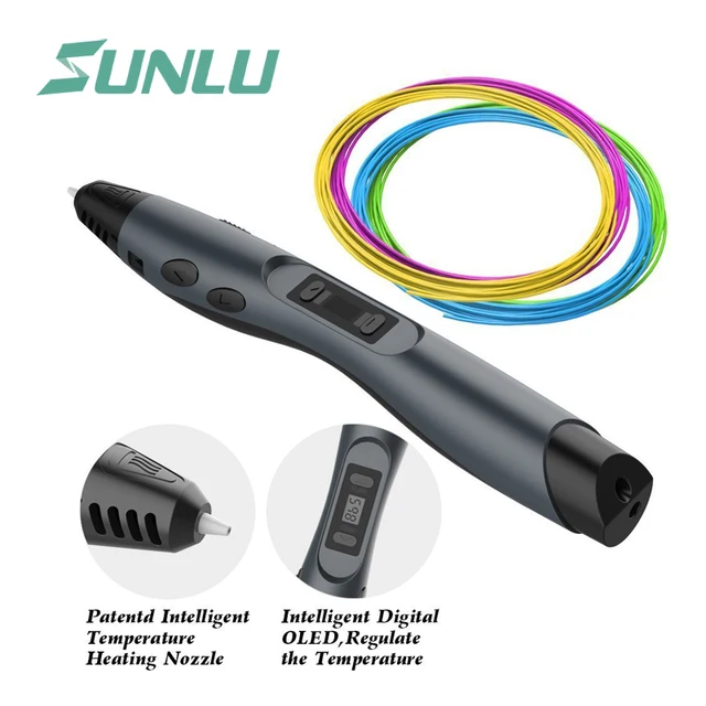 Special Price 3D Printing low temperature Pen SUNLU LED Screen consumables 1.75MM Present for Childeren support for ABS/PLA/PCL Filament