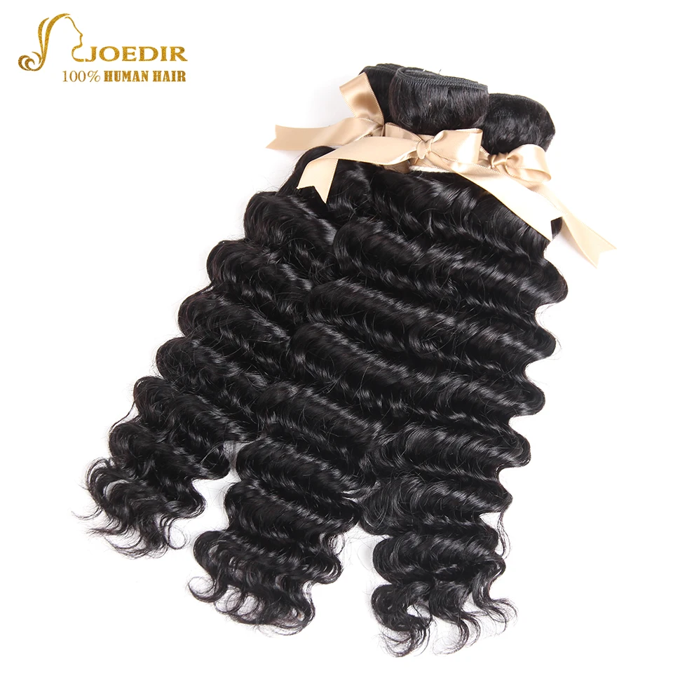 Joedir Hair 12 To 26 Inch Deep Wave Hair Extensions 360 Lace Frontal
