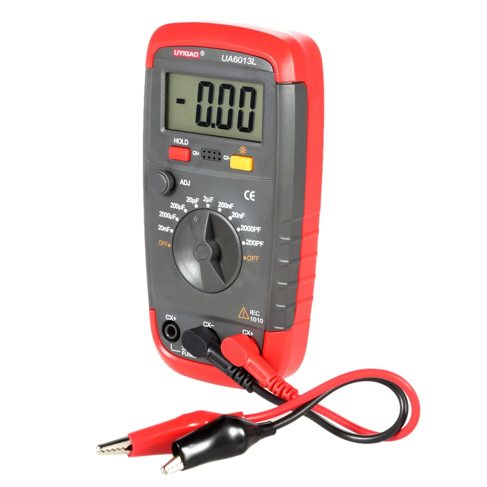 YIGAO UA6013L Professional Capacitance Meter Digital LCD Capacitor Tester Electronic Diagnostic Tool capacitor tester,inductance and capacitance meter