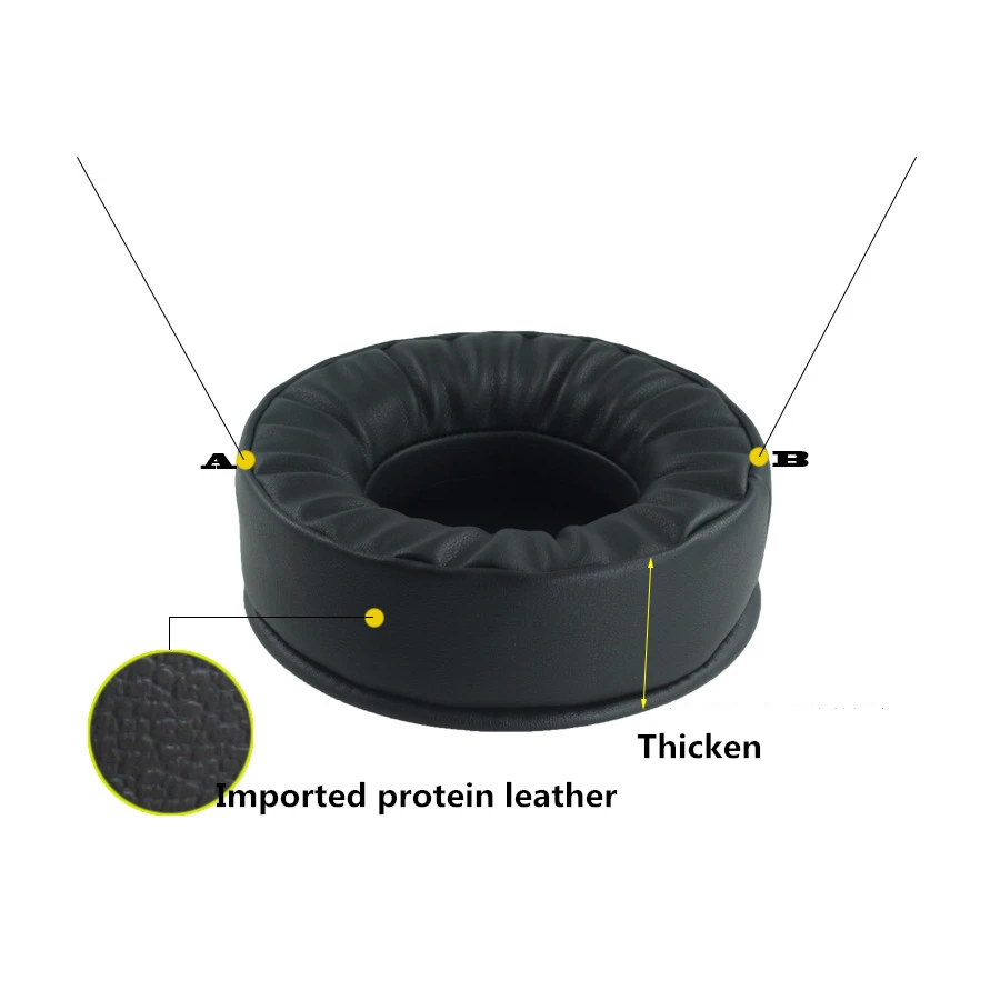 Almofadas para Sony para Akg Fones de Ouvido de Alta Akg para Beyerdynamic Par 100 Milímetros 70 1 120 mm Substituição Tão Suave Espuma Ear Pads para Beyerdynamic Qualidade 1.15 - Image 2