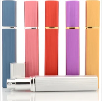 

12ML Portable Spray Bottle Empty Perfume Bottles Colorful Refillable Perfume Atomizer Travel Accessories / by dhl 200pcs