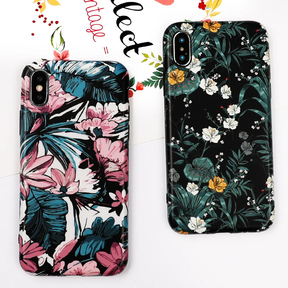 Exotic Style Silicone Phone Case for iPhone