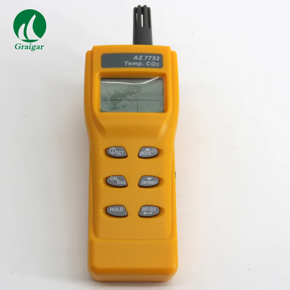Carbon Dioxide Gas Concentration Detector AZ7752 CO2 Mesurement Meter