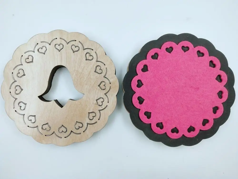 

Coaster muyu cutting die-- new wooden mould cutting dies for scrapbooking Thickness-15.8mm