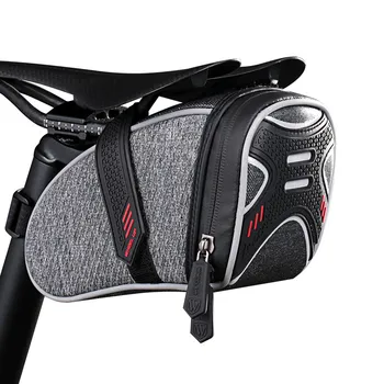 

Wheel up Bicycle Bag rear Rainproof Saddle Bag Reflective Bag For Bike Mountain Cycling Rear Seat Bag MTB A Bike Accessories