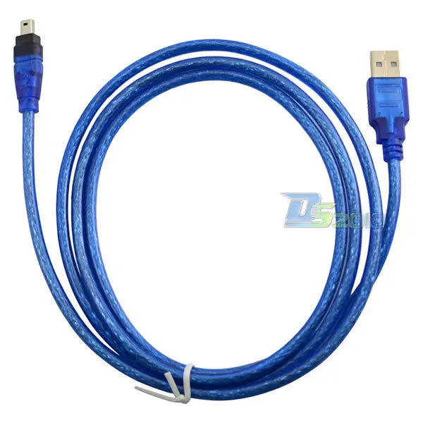 Danspeed 5Ft 1,5 м штекер к разъему m/M USB 2,0 к IEEE 13944 Pin шнур FireWire ведущий DV принтер видеокамера соединительный кабель