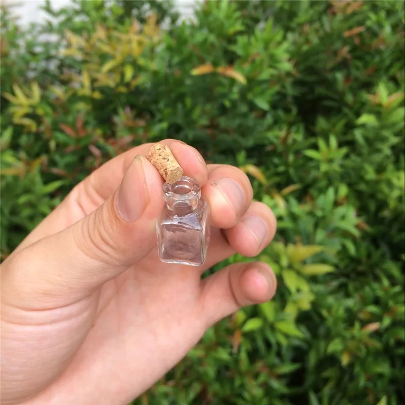 Glass Mini Bottles Pendants 100pcs Small Diy Bottles With Cork Diy Cute Jars Christmas Wedding Gifts Vials