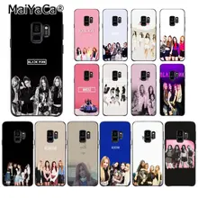 MaiYaCa BLACKPINK k-pop kpop PRETO ROSA DIY Caixa Do Telefone para Samsung Galaxy S9 plus S7 S6 borda borda além de S10 S8 mais caso(China)