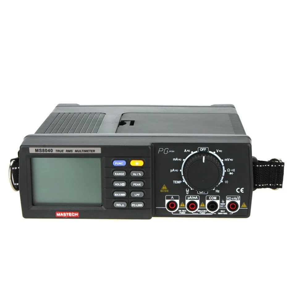 Ms8040 22000 графы AC DC Напряжение ток Авто Диапазон Bench мультиметр True RMS низких частот фильтрации с rs-232 Интерфейс