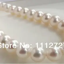 AAA пресноводный жемчуг(10-11 мм идеально круглые жемчуг из южного моря белого цвета и ожерелий DIY, иных Модные украшения делая дизайн подарки для девочек Для женщин 1" EA189