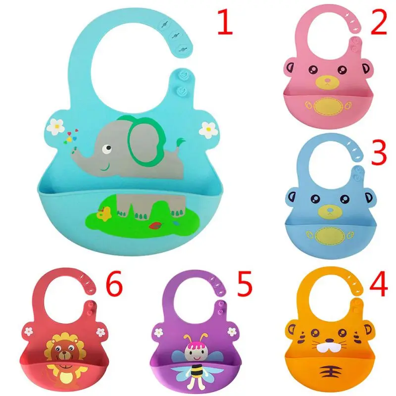 

Cute Cartton Baby Bibs Girl Boy Kid Born Waterproof Silicone Lovely Bib Saliva Towel Scarf Bib New