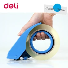 Deli 2PCS Tape Dispenser Manual Sealing Device Tape Cutter Baler Carton Sealer Width 48mm Packager Cutting Machine 801 Deli 2PCS Tape Dispenser Manual Sealing Device Tape Cutter Baler Carton Sealer Width 48mm Packager Cutting Machine 801