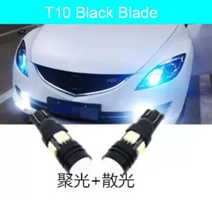 1 шт. T10 W5W Автомобильный светодиодный светильник 5050 SMD 12V светодиодные лампы с