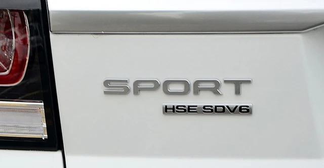 3D Metal Car Autobiography Emblem Sticker For Range Rover Vogue SE Range Rover Sport HSE SDV6 Tailgate Badge Logo Car Styling 6