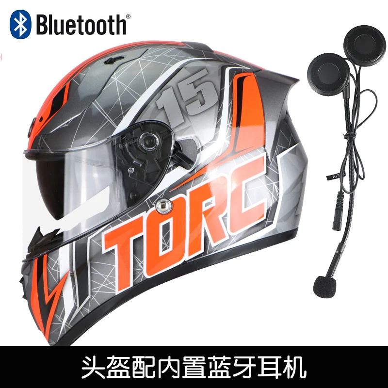 Мотоциклетный шлем TORC T128 Модный Профессиональный винтажный на все лицо с
