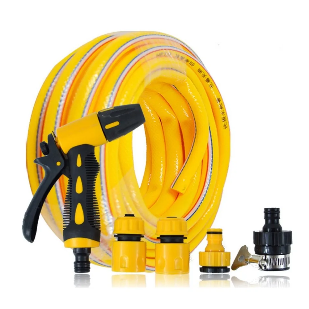 

15m/10m/5m Multifunction Car Washing Water Gun High-Pressure Spray Garden Watering Hose Washing Car Water Pipe Car Cleaning Kit