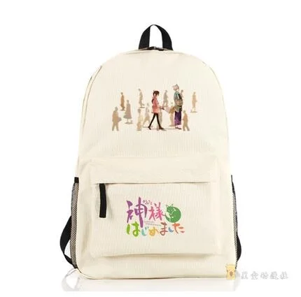 

High Q Japanese style Anime Kamisama Hajimemashita Backpack large capacity unisex Students BACKPACK Computer bag