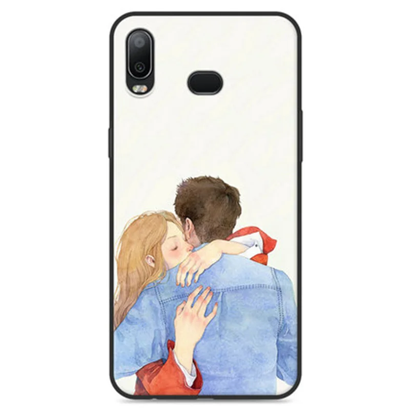 Чехол для Samsung galaxy A6S мягкий чехол телефона в литературном стиле A6 S G6200 защитный