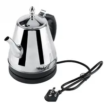 220 В 1350 Вт 1Л Электрический чайник из нержавеющей стали, чайник для воды, быстрый нагрев, кипяток, чайник для кофе, чая