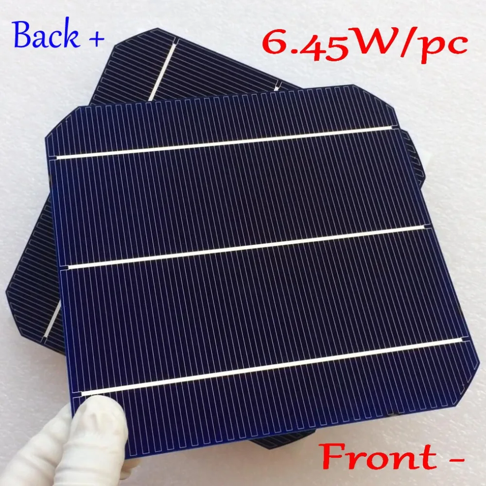 Newest Double side Mono Solar Panel Cell 4BB Mono solar cell with ...