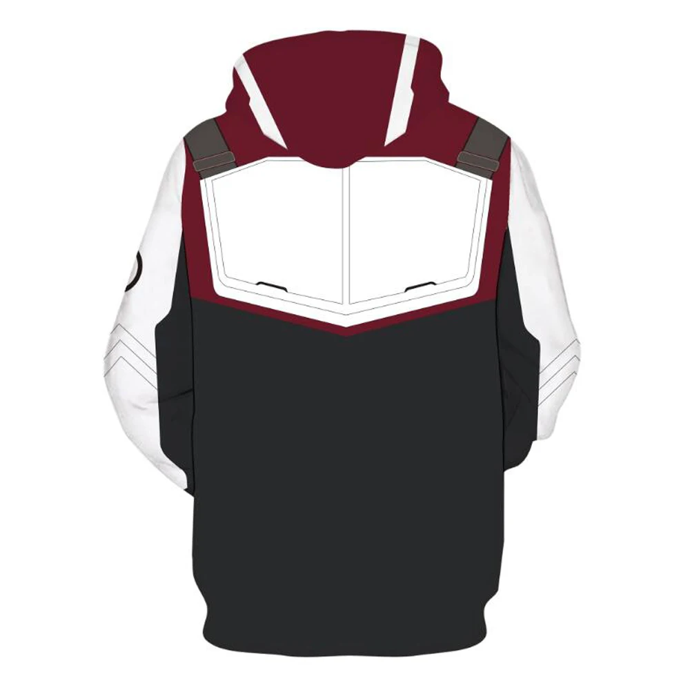 Movie Avengers Endgame Infinity War Quantum Realm Cosplay Man Costume Hoodies Sweatshirts Embroidery Coat Jacket