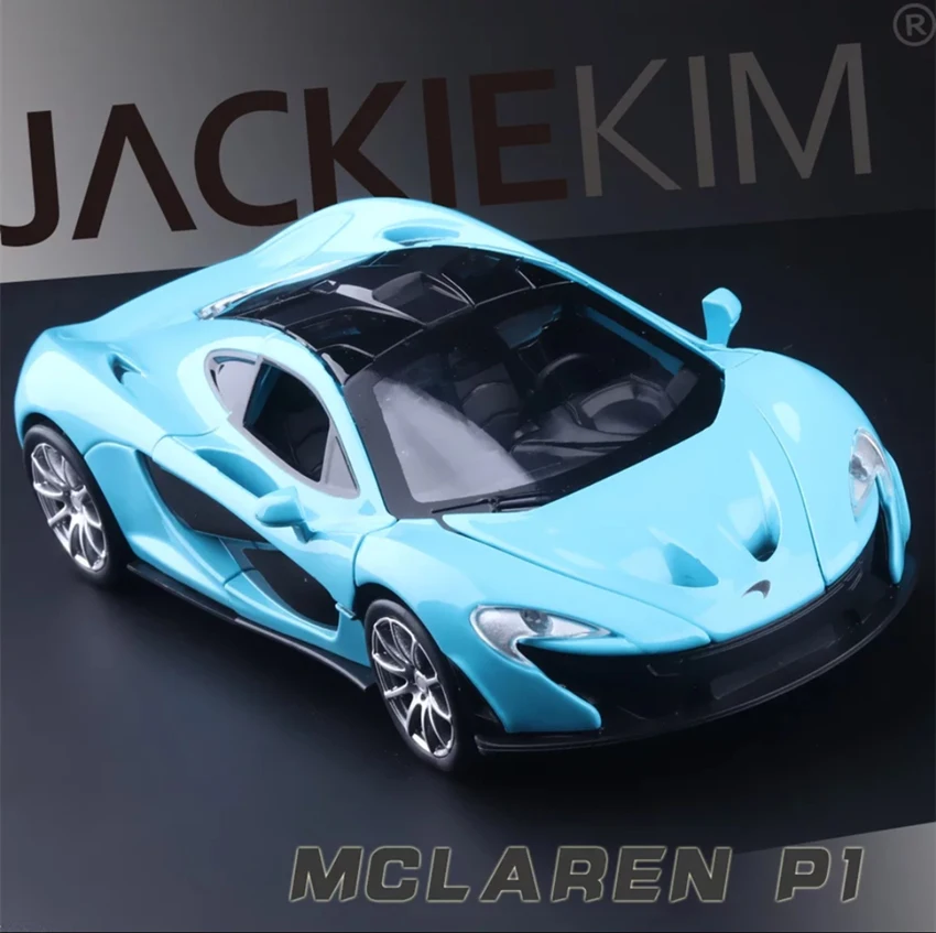 Новинка 1:32 mlaren P1, автомобильная модель автомобиля из металлического сплава, игрушечная музыкальная мигающая машина для мальчика, подарки, игрушки