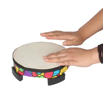 

None Hand Drum Applique Floor Drums Game Drum Practice Pads Percussion Musical Instrument Kids Children Toys