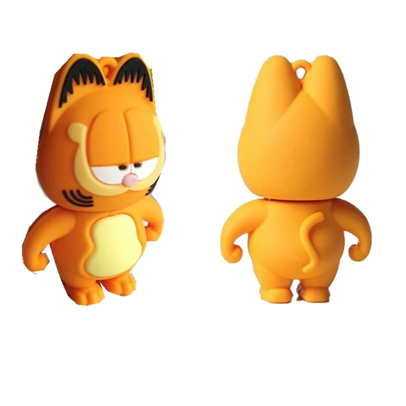 Новая мультяшная Флешка Animado Garfield, Usb флеш-накопитель, флеш-карта памяти, u-диск, прекрасная флешка, 32 ГБ, 16 ГБ, 64 ГБ, 128 ГБ, 4 Гб, флеш-накопитель