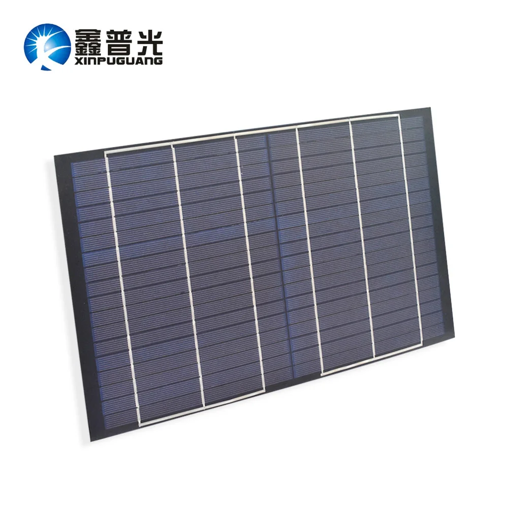 

Xinpuguang 10W Solar Panel 18V Mini PET Polycrystalline PV Module Cell Charge for 12V Battery Light Beautiful Durable Portable