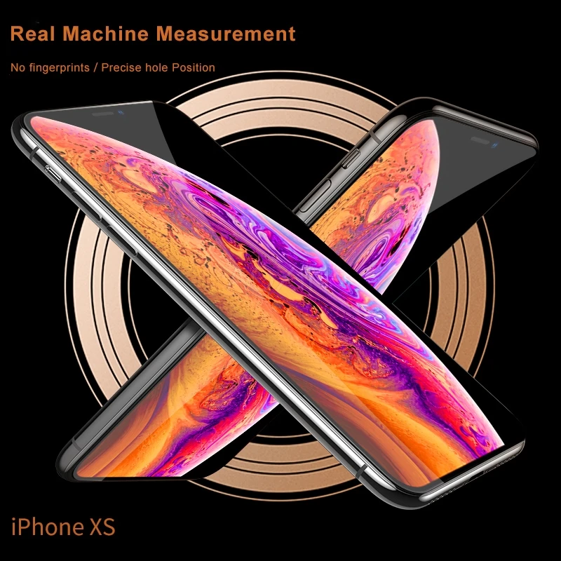 Aoxin 9D полное покрытие Защита экрана для iPhone 6 6S 7 8 Plus X XR Xs 11 Pro Max защитная 3D мягкая