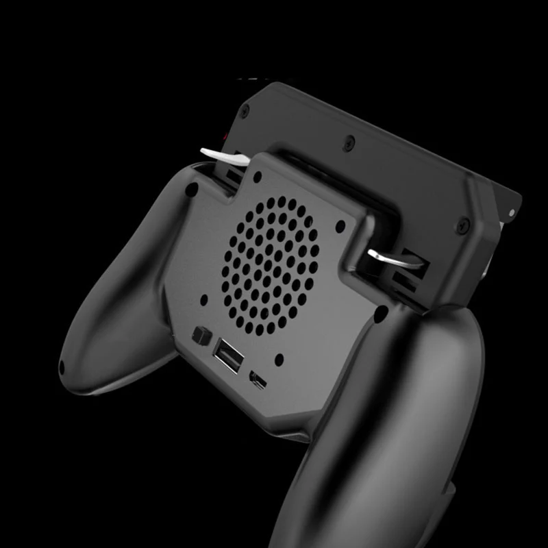  Pubg mobile game trigger controller holder pubg gamepad joystick Cooler Fan with 2000mAh power bank