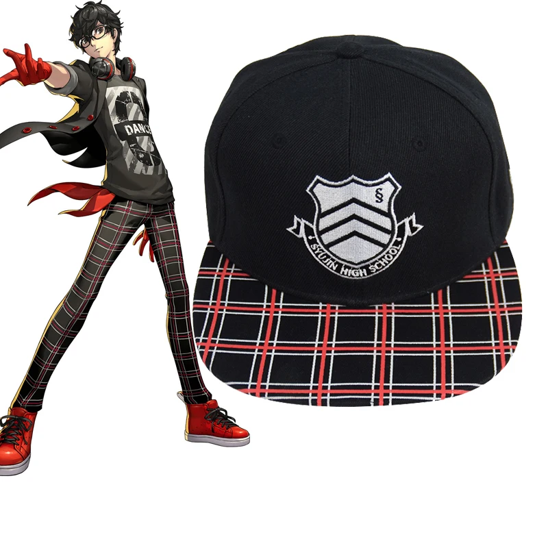 

Cosplaydiy Anime Persona 5 High School Baseball Hat Girls Boys Sports Cap L320
