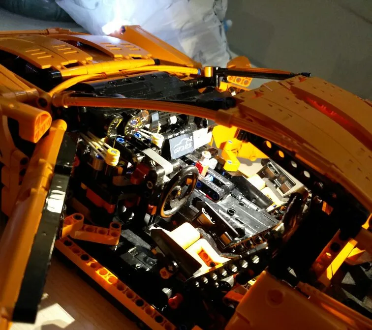 Led  Light kit (only light included ) for lego 42056 and  Compatible with  20001 TECHNIC 911  (not includ car bricks set