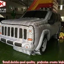 Последняя надувная модель салона автомобиля, открытый надувной автомобиль для рекламы