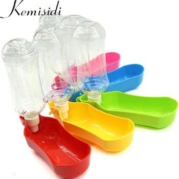 250/500 ml Sport Pet chien bouteille d'eau pour chaton chat fontaine à boire automatique lente distributeur d'eau en plastique voyage Pet chien bol