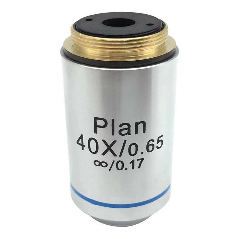 

40x Infinity Plan DIN Infinity 0.17 Achromatic Objective Lens Conjugate Distance 195 mm for Biological Microscope