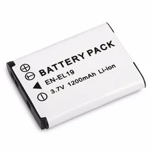 3.7V 1200MAH Rechargeable Li-ion Battery Digital Camera Replacement Battery Pack For Nikon EN-EL19 Camera